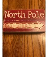 North Pole Stitched Box Sigh North Pole Ships N 24h - €18,54 EUR