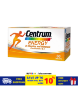 5 Box New Centrum Energy B-Vitamins and Minerals + Vitamin C &amp; E 60&#39;s Fr... - £85.59 GBP
