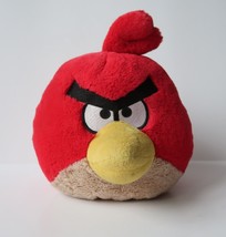 Angry Birds Red Bird Plush Round Stuffed Animal Toy 9” NoSound Commonwea... - £7.59 GBP