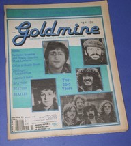 BEATLES GOLDMINE MAGAZINE VINTAGE 1989/GEORGE HARRISON - £39.84 GBP