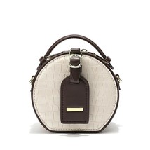 Mini Round Bag Simple Fashion One  Bag Moni Circular Messenger Bag Women Handbag - £148.14 GBP
