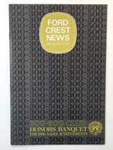 April 1967 Ford Crest News Salesman Magazine 300 - 500 1966 Sales Achievements - £19.52 GBP