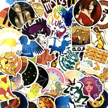 50pc Horoscope Astrology Zodiac SIgns Metaphysical Spirit Art Decal Sticker Set - £5.68 GBP