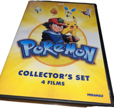 Pokemon Collectors Set 4  Movies DVD 2016 Films See Description For Titles - £3.93 GBP