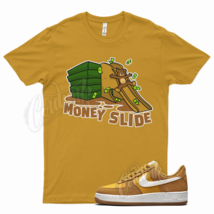 Ochre SLIDE T Shirt for N Air Force 1 Gold Suede University Cardi Gum Brown - £20.21 GBP+