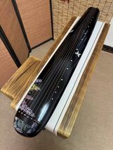 Guqin hundun zither Chaotic style Wisteria flower pattern 7 strings Chin... - $999.00