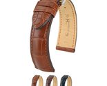 HIRSCH Earl Alligator Leather Watch Strap - Brushed Louisiana Alligator ... - $309.00