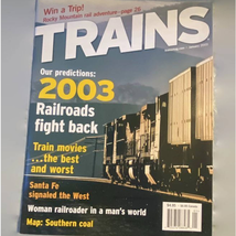 Trains January 2003 Rocky Mountain Rail Adventure Train Movies Worst and... - £6.19 GBP