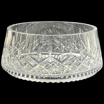 Vintage Waterford Ireland Crystal Clear Glass Lismore Salad Center Bowl 10&quot; - £65.10 GBP