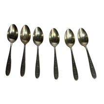 Oneida Community Plate GROSVENOR 1921 elegant Monogram Spoon Set Of 6 Sp... - $29.69