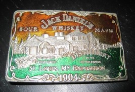 Jack Daniels Whiskey Distillery 1904 St. Louis Mo Exposition #2145 Belt Buckle - £27.45 GBP