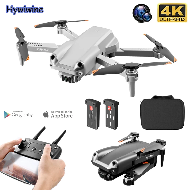 Fpv Drone Quadcopter with Camera 4k Dual Obstacle Avoidance 50 x Zoom 2.4G  - £86.43 GBP+