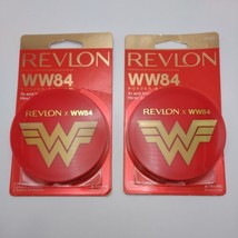 LOT OF 2 Revlon x WW84 Wonder Woman 3x &amp; Normal Zoom Mirror Compact New ... - £10.84 GBP
