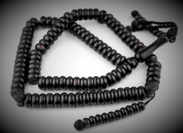 5000 ANGELIC KHODAMS DJINNS ANCIENT MAGICK Black Ebony Arabian Prayer Beads - £350.83 GBP