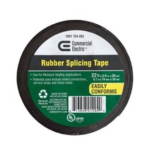 3/4 in. x 22 Ft. Black Rubber Splicing Tape NEW LOT 2214 - $9.49