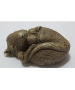 Vintage Sandicast Sandra Brue Sleeping Mouse Figurine - £7.81 GBP