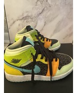 Nike Jordan 1 Mid SE Aurora Green - Size 5.5Y - BQ6931-037 Women’s Size 7 - $81.20 CAD