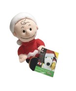 Vintage Charlie Brown Winter Santa Hat Beanbag Kohls Plush - $7.92