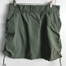 Columbia Skort Skirt L Green Omni Shield Advanced Repellency  Drawstring Hiking - £21.36 GBP