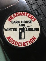 Headwaters dark house winter angling association patch vintage mississip... - £23.51 GBP