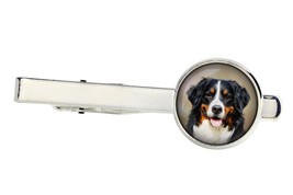 Bernese Mountain Dog. Tie clip for dog lovers. Photo jewellery. Men&#39;s je... - £12.73 GBP