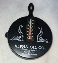 Alpha Oil Co., Sinclair Produc Advertising Works Thermometer USA Wagner ... - $42.06