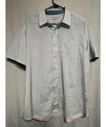 Nick Graham Everywhere Stretch Modern Fit Button Down Men’s XL Green/Whi... - $19.80