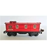 Vintage Lionel RR Lines Prewar 1682 Red Train Car with Windows Rare - £31.46 GBP