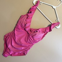 Lauren Ralph Lauren Pink Ruffle One Piece Swimsuit Women’s Plus Size 16 - $29.95