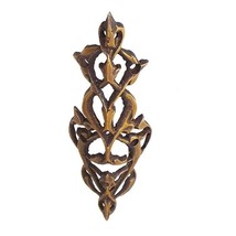 Set of Vintage Brass Skiffers Floral Stack Corner Protector - Corner Guard - $43.00+