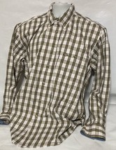 Roper Button Up Shirt Mens Large Plaid Check Long Sleeve Western Adult - £10.60 GBP