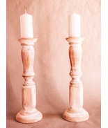 Candelabros de madera. Portavelas de madera. Candiles. Candeleros. - £62.11 GBP