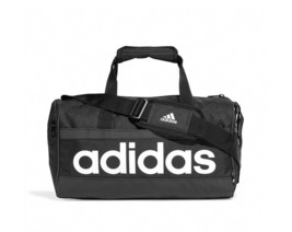 Adidas Essential Linear Duffel Bag Unisex Adults Sports Gym Bag Black NW... - £50.10 GBP