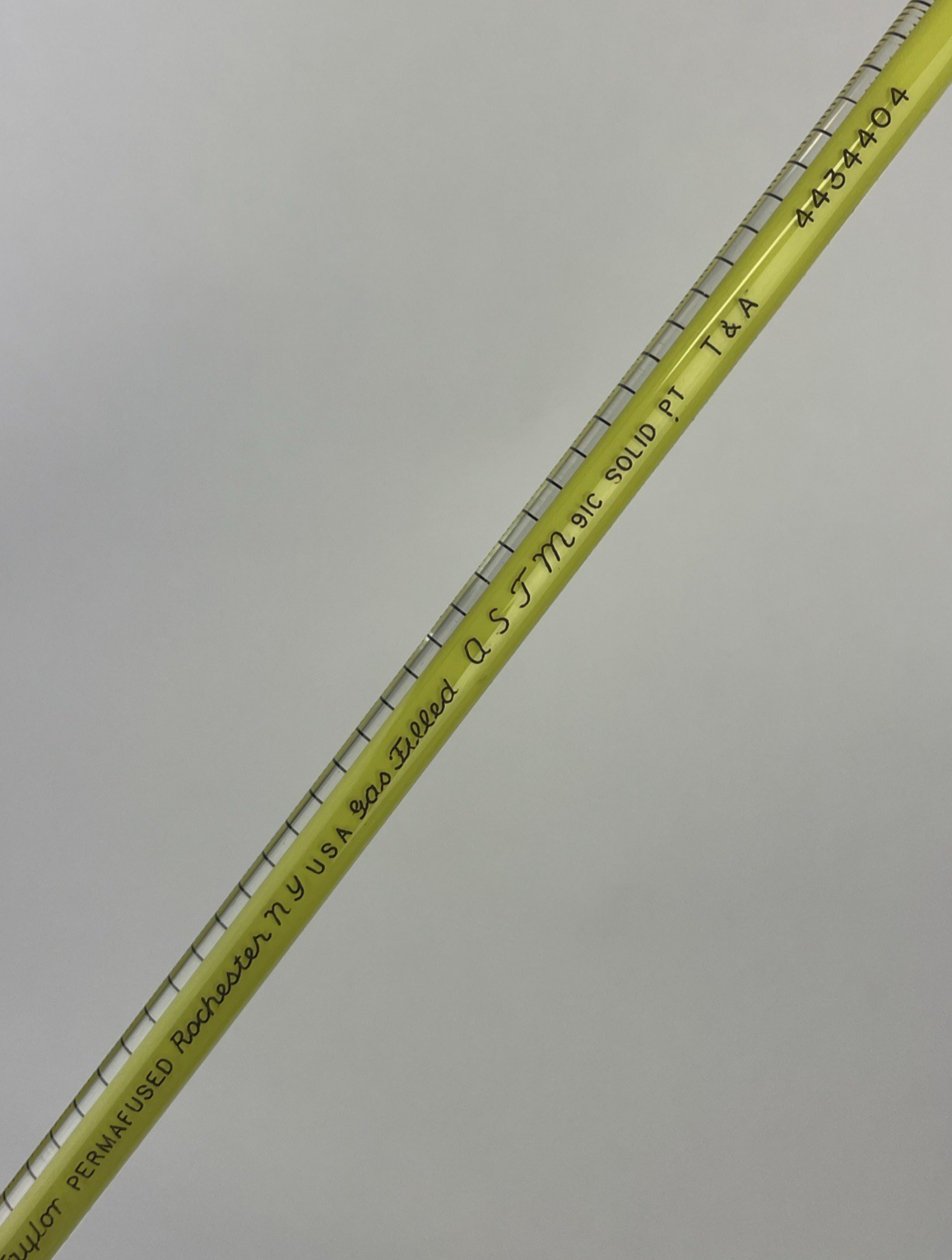 Taylor Permafused Etched Stem Thermometer- ASJM Gas Filled No. 4434404) 20-50C Item image 2