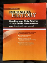 UNITED STATES HISTORY 2010 ADAPTED READING and NOTETAKING SURVEY STUDY G... - $17.82