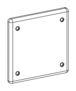ORBIT 2PC-W 2-GANG WEATHERPROOF PLASTIC COVER &amp; GASKET, WH - $8.37 CAD