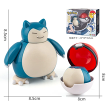 Snorlax New Pokemon Figures Toys Variant Ball Model Action Figure Pocket Toys - £14.18 GBP