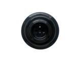 Porcelain French Flush Mounted Socket With Childproof Black Diameter 3.9&quot; - £22.43 GBP