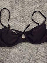Juniors&#39; Shirred Underwire Bikini Top - Xhilaration - Size Medium (4-6) - £6.27 GBP