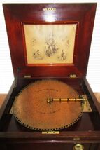 Regina Music Box Mahogany Deluxe Cabinet 1c Coin Operated - $5,995.00