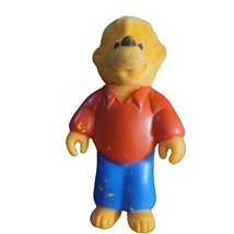 Vintage 1986 Berenstain Bear Flocked Toy Figure  - £7.88 GBP