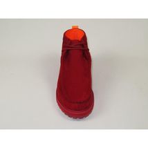 Men's TAYNO Wallabee Style Chukka Boots Soft Micro Suede MOJAVE S Red image 3