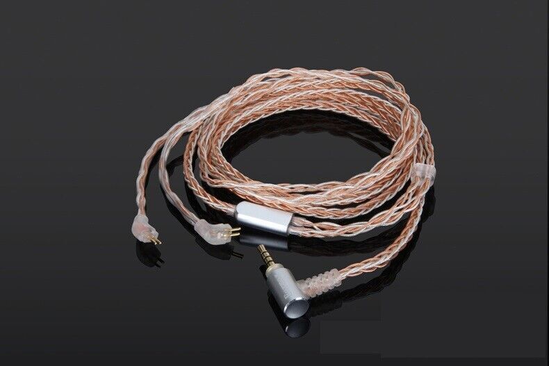 8-core 0.78mm 2pin CIEM OCC BALANCED Audio Cable For Aurisonics/ Future Sonics  			