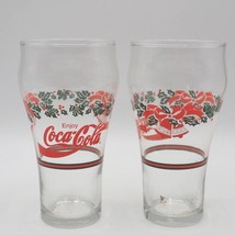 Vintage Coca Cola Coke Christmas Star Christmas Glass Holiday Water Glas... - $42.67