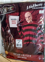 Nightmare On Elm Street Freddy Krueger Adult Costume Role play size XL 44-46 - £12.04 GBP