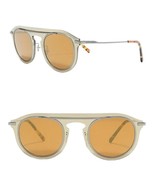 $350 Dolce Gabbana Round Mirror Sunglasses Pale Gold 48-26-145mm Made in... - £167.27 GBP