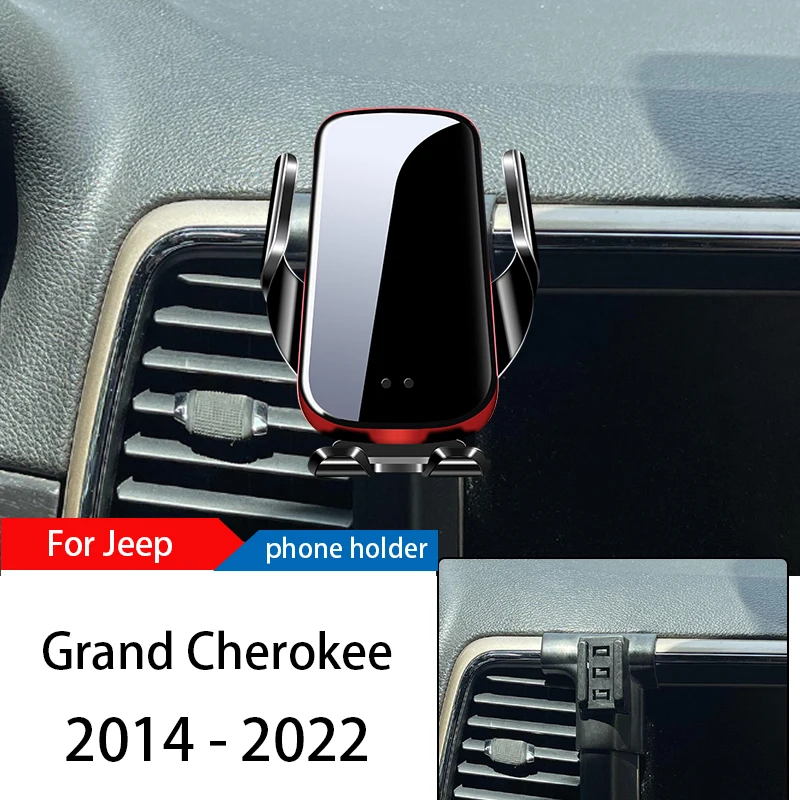 Wireless Charger Car Phone Holder Mount Stand For Jeep Grand Cherokee 14-22 - £34.91 GBP