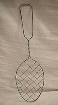 Old Vintage Fryer Spoon Skimmer Strainer Kitchen Utensil Tool Country Ho... - $14.84