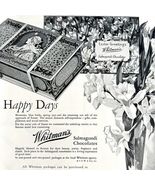 Whitman&#39;s Salmagundi Chocolates Easter 1929 Advertisement Candy DWCC14 - $454.76 MXN