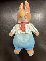 Extremely Rare Rue Rabbit  Bean Bag Plush 1988 The Toy Works Foxwood Tales - £20.90 GBP